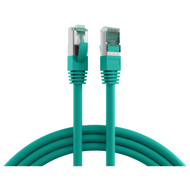 EFB MK6001.0,25GR Patchkabel 0,25 m – Cat.6A, 2x RJ45, halogenfrei, Grün