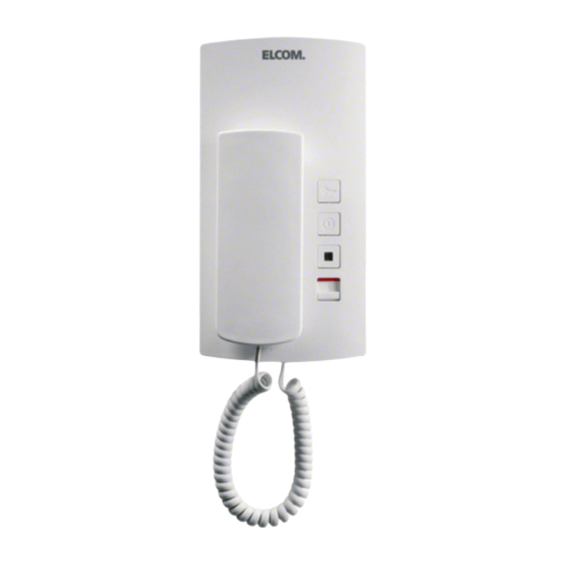 Elcom HAT-402 Innenstation Audio – mit Hörer, 1+n, weiß