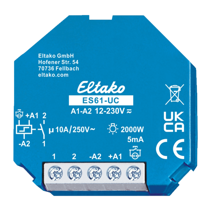 Eltako ES61-UC Stromstoßschalter – 1S, 12–230V UC, 10A