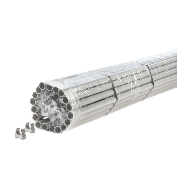 Fränkische FPKu-EM-F20 Stangenrohr – M20, starr, PVC, grau, SET, 74 Meter