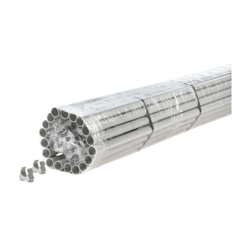 Fränkische FPKu-EM-F20 Stangenrohr – M20, starr, PVC, grau, SET, 74 Meter