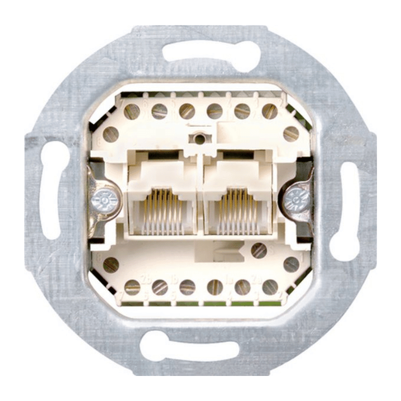 Gira 019000 ISDN-Anschlussdose – 2-fach