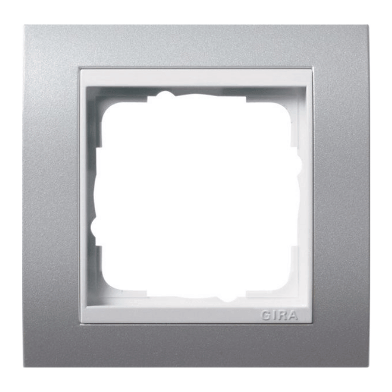 Gira 0211326 Rahmen – Event, 1-fach, reinweiß, alu
