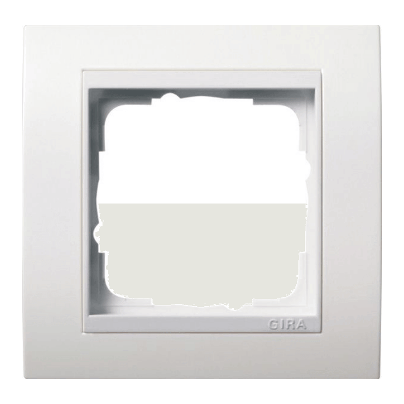 Gira 0211327 Rahmen – Event, 1-fach, reinweiß seidenmatt