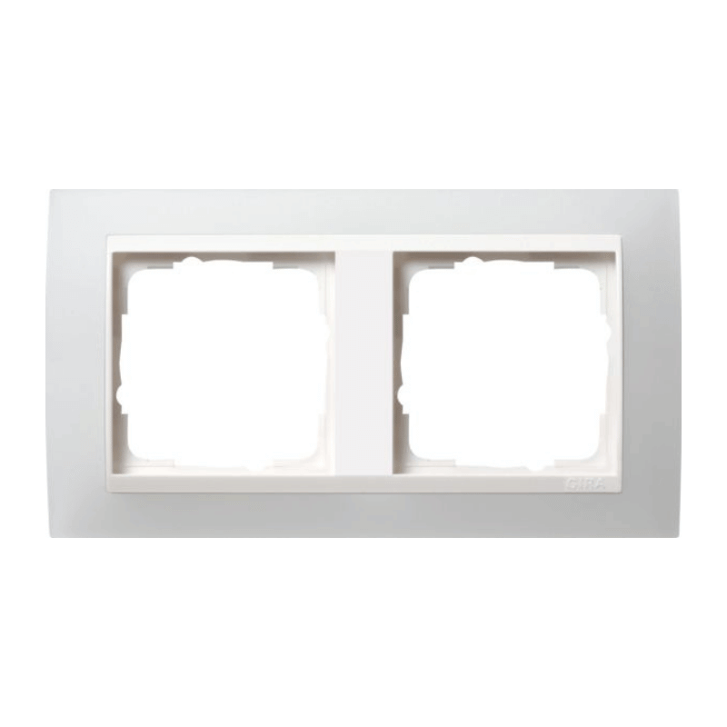 Gira 0212334 Rahmen – Event, 2-fach, opak weiß