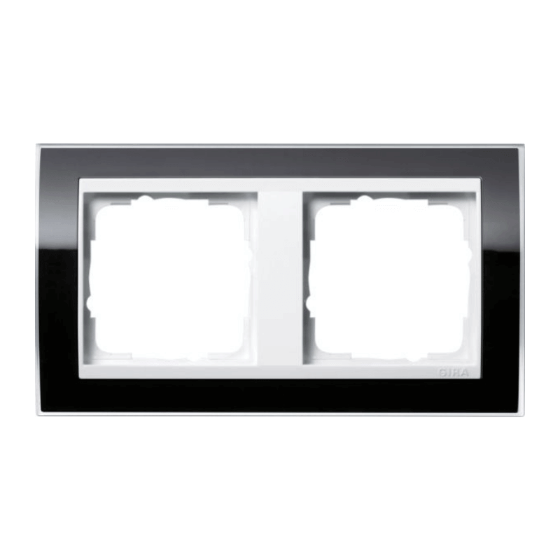 Gira 0212733 Rahmen – Event, 2-fach, klar schwarz