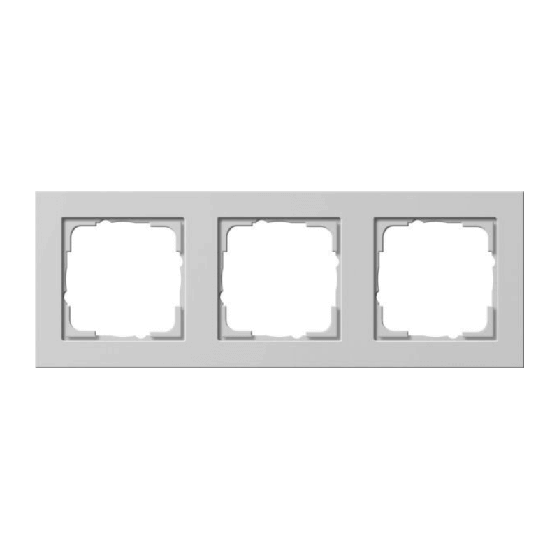 Gira 021337 Rahmen E2 – 3-fach, grau matt