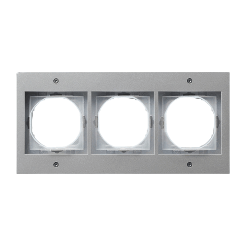 Gira 021365 Abdeckrahmen – TX_44 (WG UP), 3-fach, F Alu