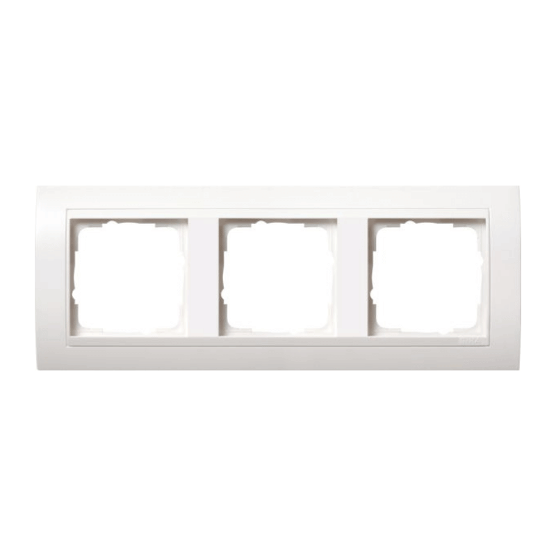 Gira 0213803 Rahmen – Event, 3-fach, reinweiß glänzend