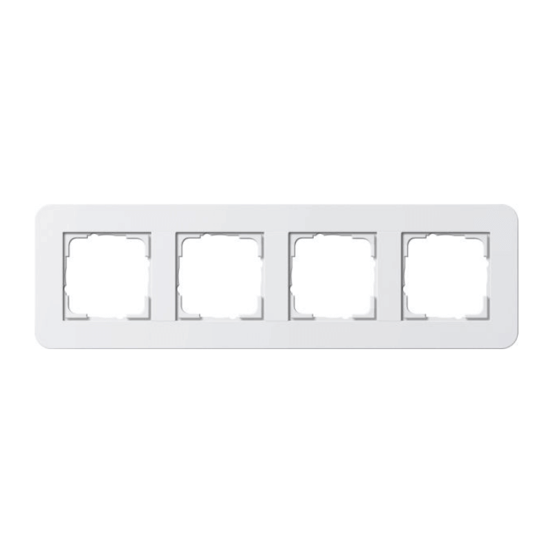 Gira 0214410 Rahmen – E3, 4-fach, reinweiß