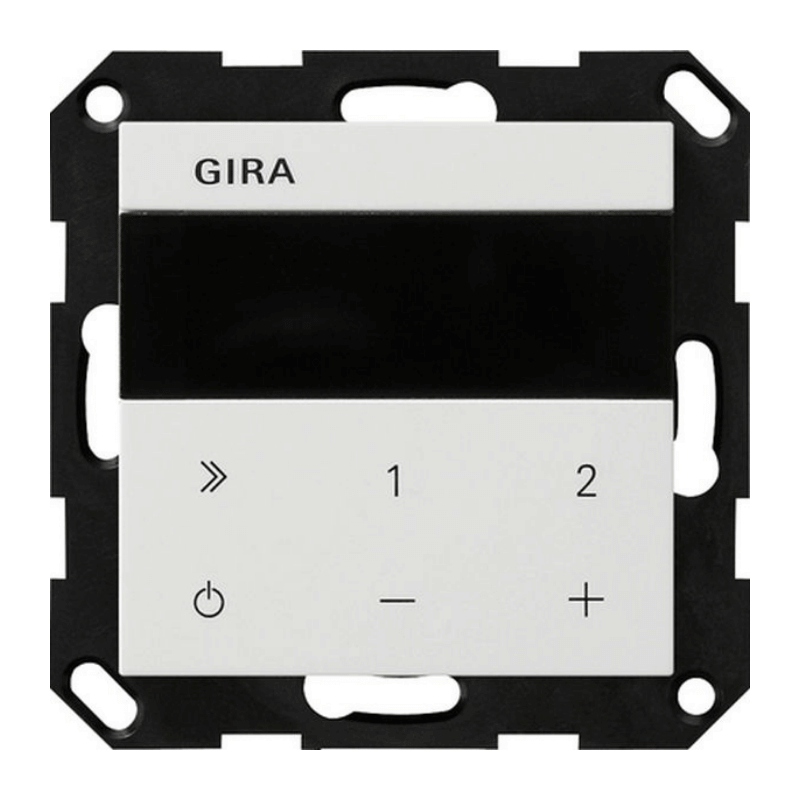 Gira 232003 Unterputz-Radio – System 55, IP, reinweiß glänzend