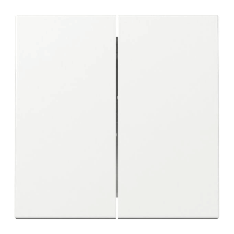 Gira 329503 Wippe – System 55, 2-fach, reinweiß glänzend