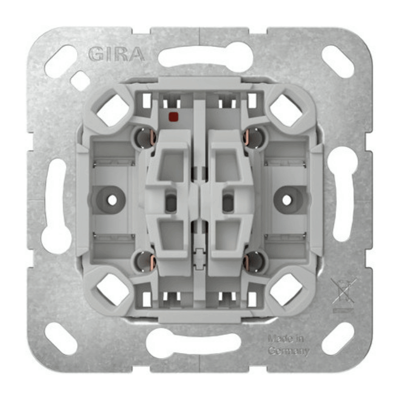 Gira Jalousie-Wippschalter 387900 – 2-fach, ohne Krallen