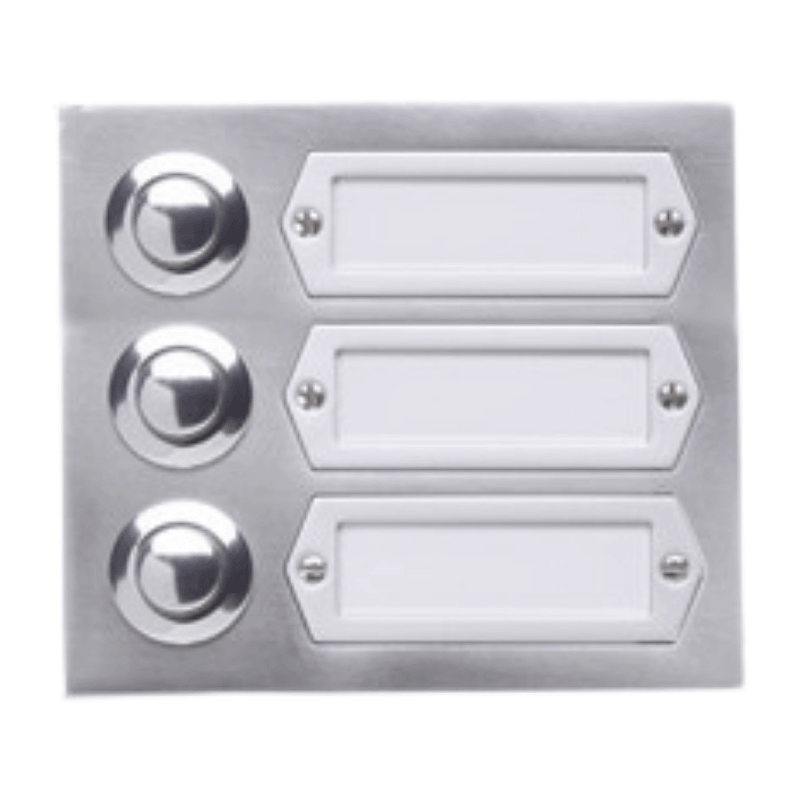 Grothe 55533 Etagenplatte AP – 3-fach, einreihig, alu silber eloxiert