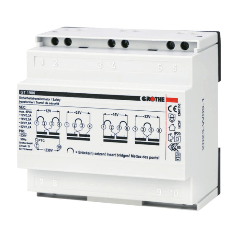 Grothe GT 1980 Transformator – 3,3/2,5/1,6/1,2 A