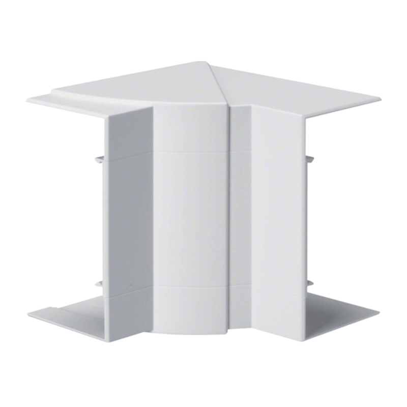 Hager BR651304H9016 Brüstungskanal-Inneneck – tehalit, Kunststoff, 65×130 mm, verkehrsweiß