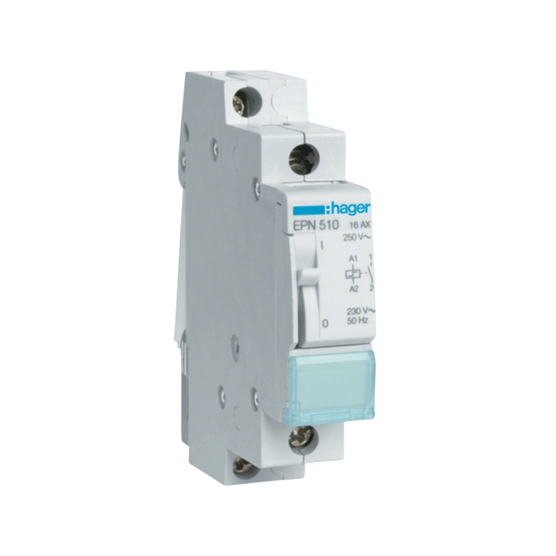 Hager EPN510 Fernschalter – 1 Schließer, 230V AC, 16A, 1PLE