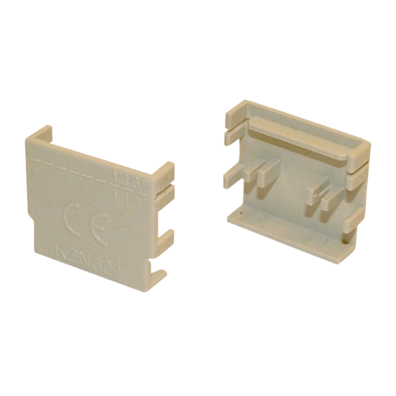 Hager KZN024 Endkappe – Phasenschiene, 4-polig, 10 Stück