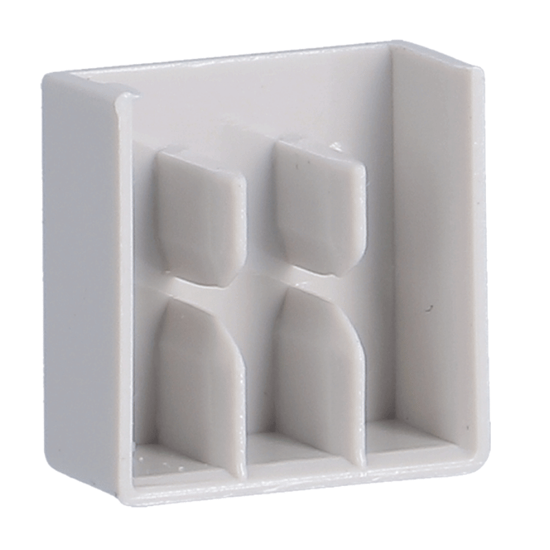 Hager KZN030 Endkappe – Phasenschiene, 3-polig, 10 Stück