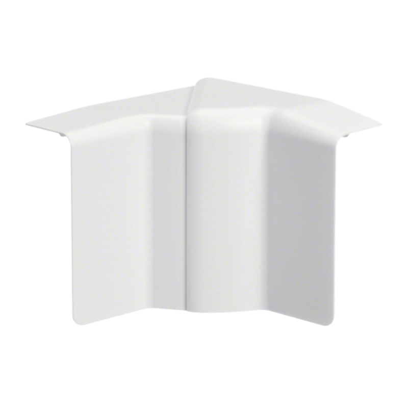 Hager SL2005549016 Sockelleistenkanal-Inneneck 20×55 mm – tehalit, einstellbar, verkehrsweiß