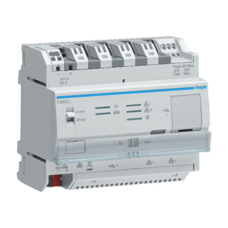 Hager TJA670 KNX-Konfigurationsserver – domovea, basic
