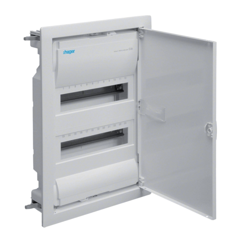 Hager VH24NC Kleinverteiler – Volta HWV, 2x12PLE, IP30, Stahlblechtür