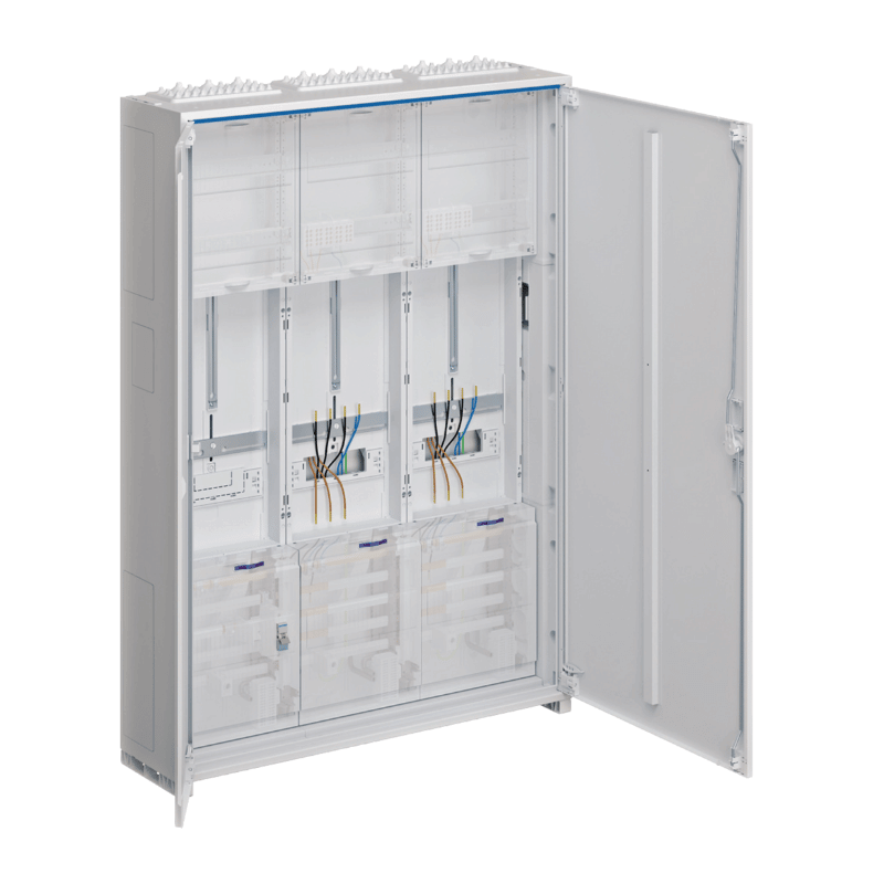 Hager Komplettschrank ZB331X22N – 1100x800 mm, universZ, 2 Zähler, SG VF‑7rh, Thüringen