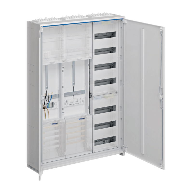 Hager Komplettschrank ZB332P18K – 1100 x 800 mm, universZ, 1 Zähler, 1 SG 3‑Punkt VT7, 3‑feldig