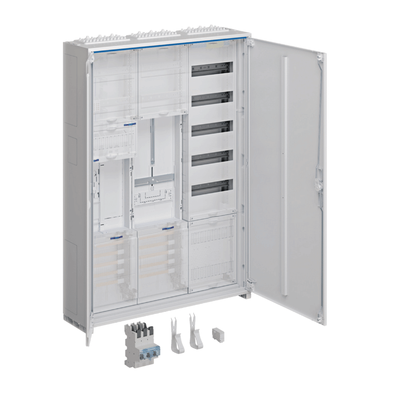 Hager Komplettschrank ZB33SEQ19EN – 1100x800 mm, universZ, 1 Zähler, RES SG BKE‑I, VT5 APZ, SLS 50A