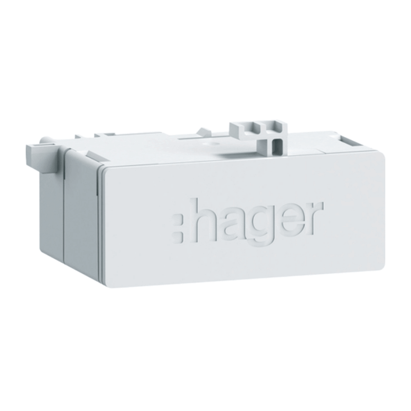Hager ZZ45WAN2PP RJ45-Buchse – Patch/Patch, 180°, WAN, IP20, CAT6A