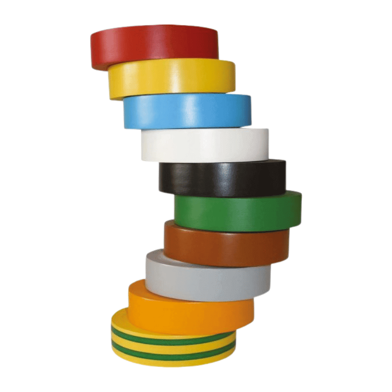 HellermannTyton HTAPE-FLEX15 Isolierband-Set – Mix PVC, 10 Farben