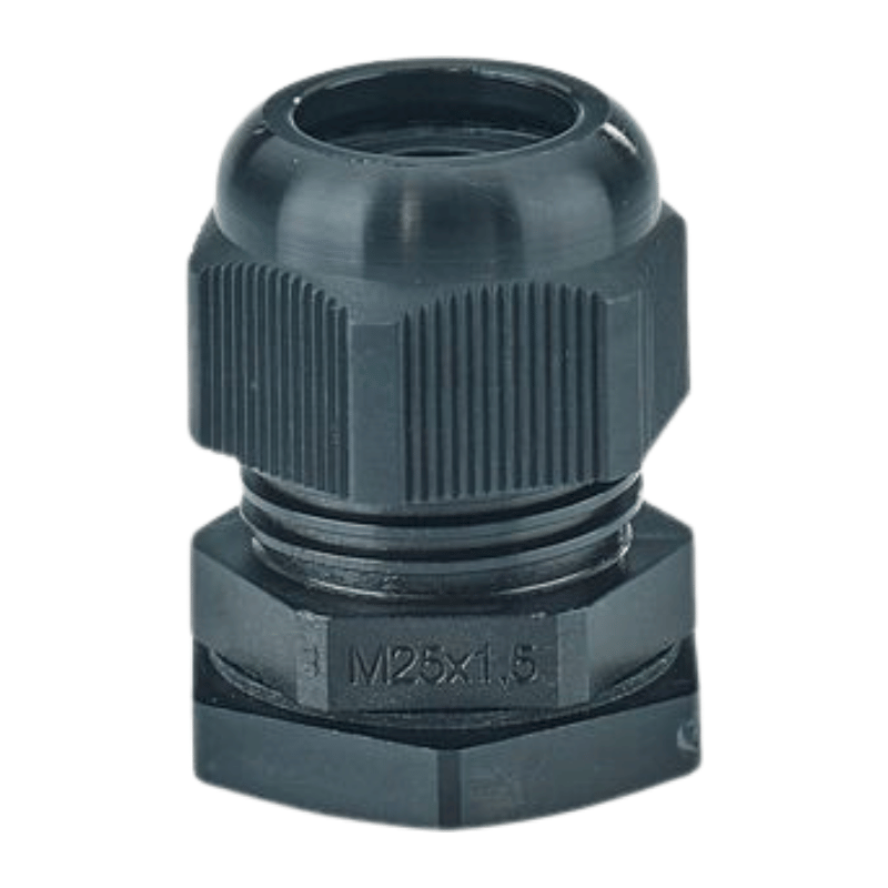 Hensel ASS25 Anbaukabelstutzen – schwarz, M25