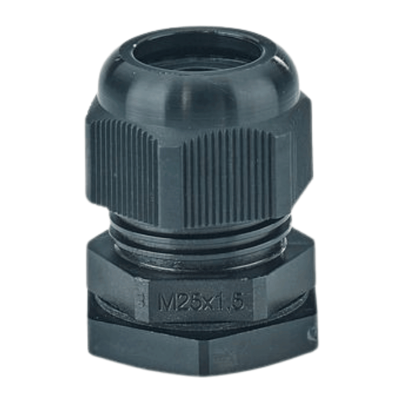 Hensel ASS25 Anbaukabelstutzen – schwarz, M25