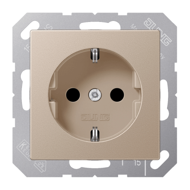 Jung A1520CH Schuko-Steckdose – A, champagner
