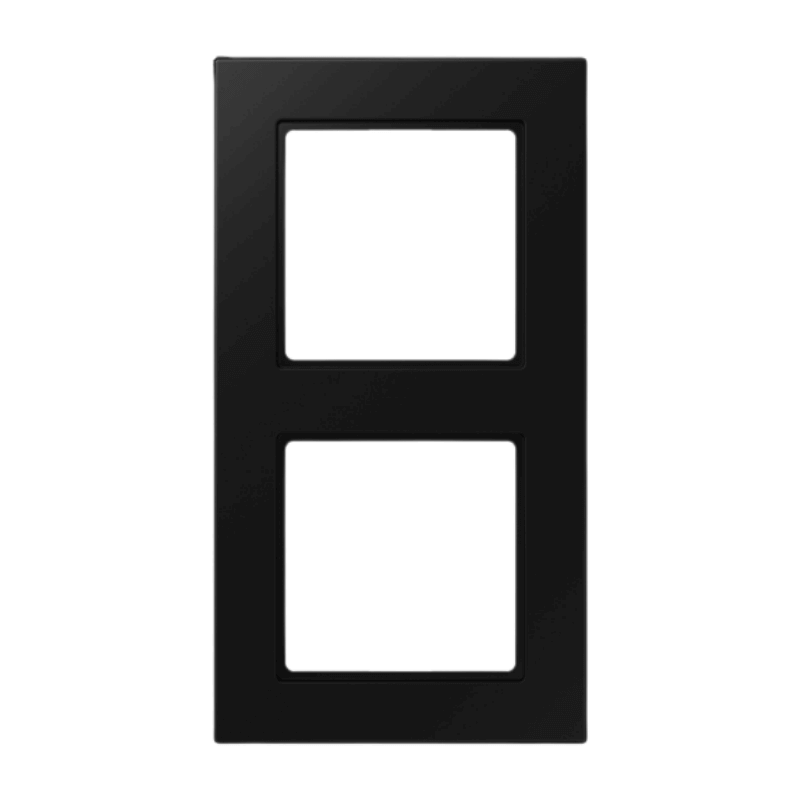 Jung A5582BFSWM Rahmen – A 550, 2-fach, graphitschwarz matt