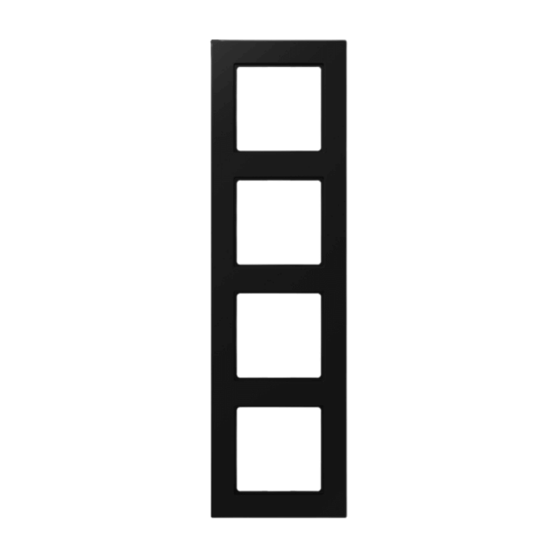 Jung A5584BFSWM Rahmen – 550, 4-fach, graphitschwarz matt