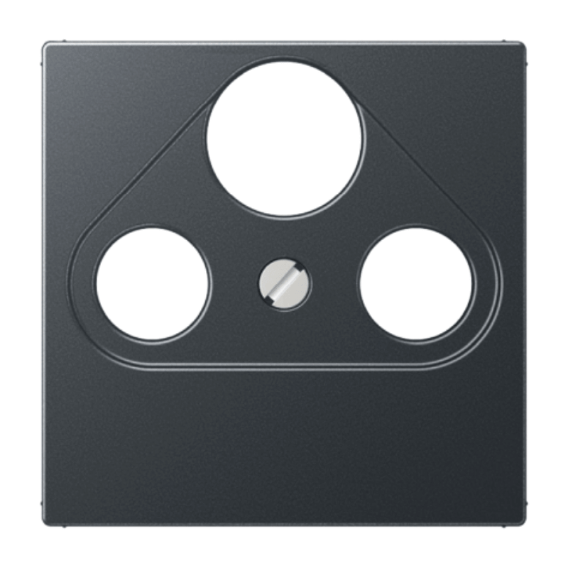 Jung A561BFPLSATANM Abdeckung Antennendose – A, Sat / BK, lackiert,anthrazit matt