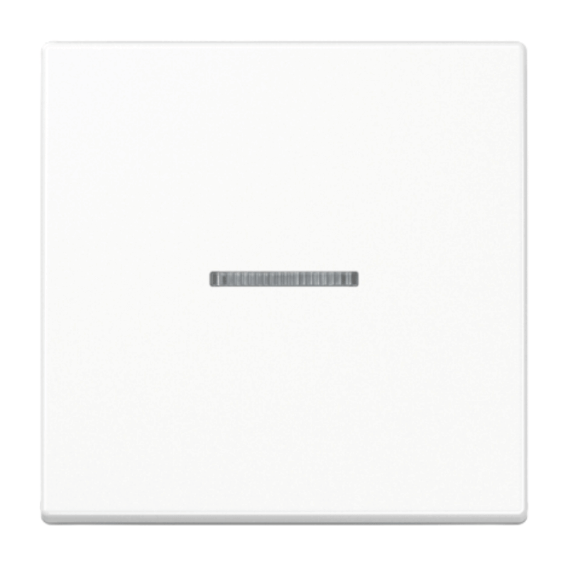 Jung A590KO5WW Wippe – A, 1-fach, mit Lichtleiter, alpinweiß