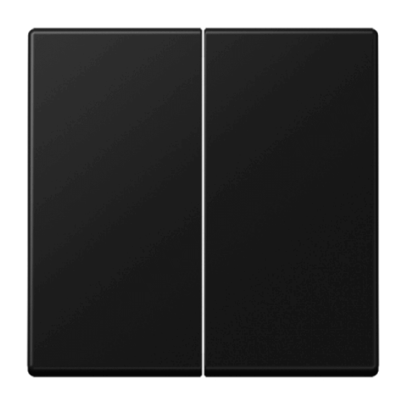 Jung A595SWM Wippe – A, 2-fach, graphitschwarz matt