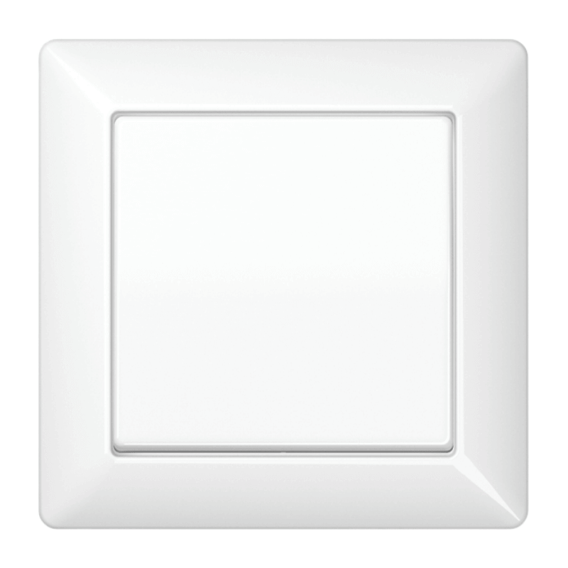 Jung AS590WW Wippe komplett – AS, 1-fach, alpinweiß