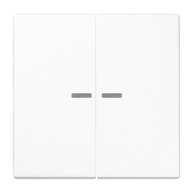 Jung BTLS17102WW Tastsensor – HOME Serie LS, 2-fach, alpinweiß