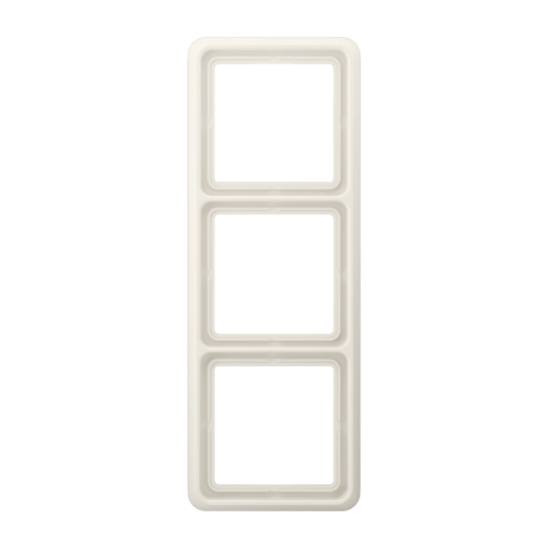 Jung CD583W Rahmen – CD 500, 3-fach, cremeweiß