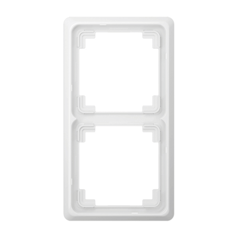 Jung CDP582WW Rahmen – CD plus, 2-fach, alpinweiß