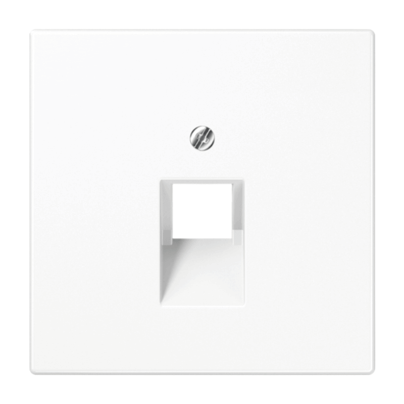 Jung LS969-1UAWW Netzwerkabdeckung – LS, 1-fach, alpinweiß