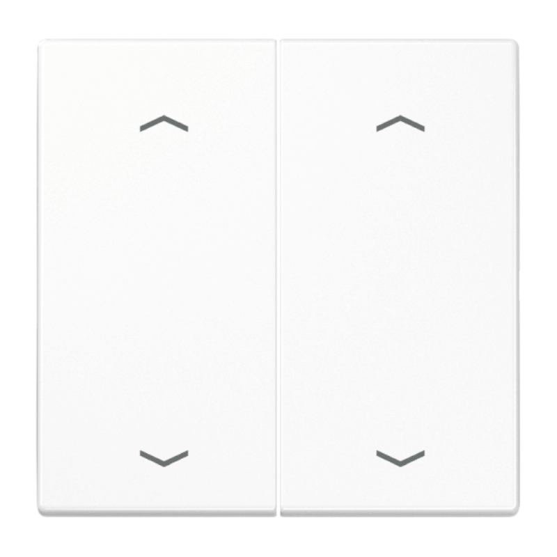 Jung LS995MPWW Wippe – LS, 2-fach, Pfeilsymbole, alpinweiß