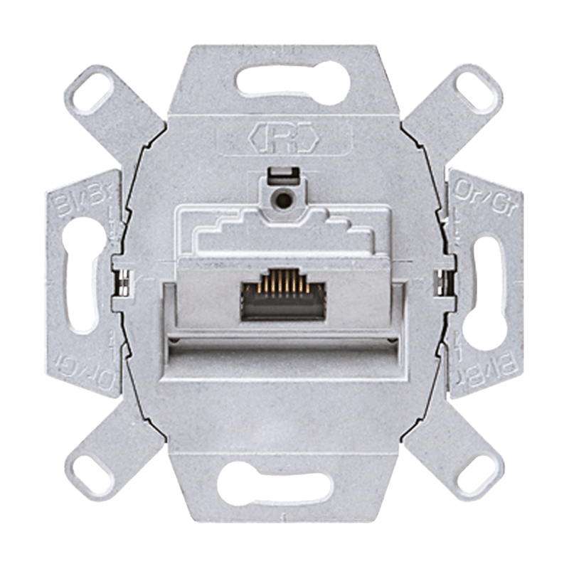 Jung UAE8UPOK6 UAE-Netzwerkdose – Cat.6a, 1-fach, 1x 8 polig