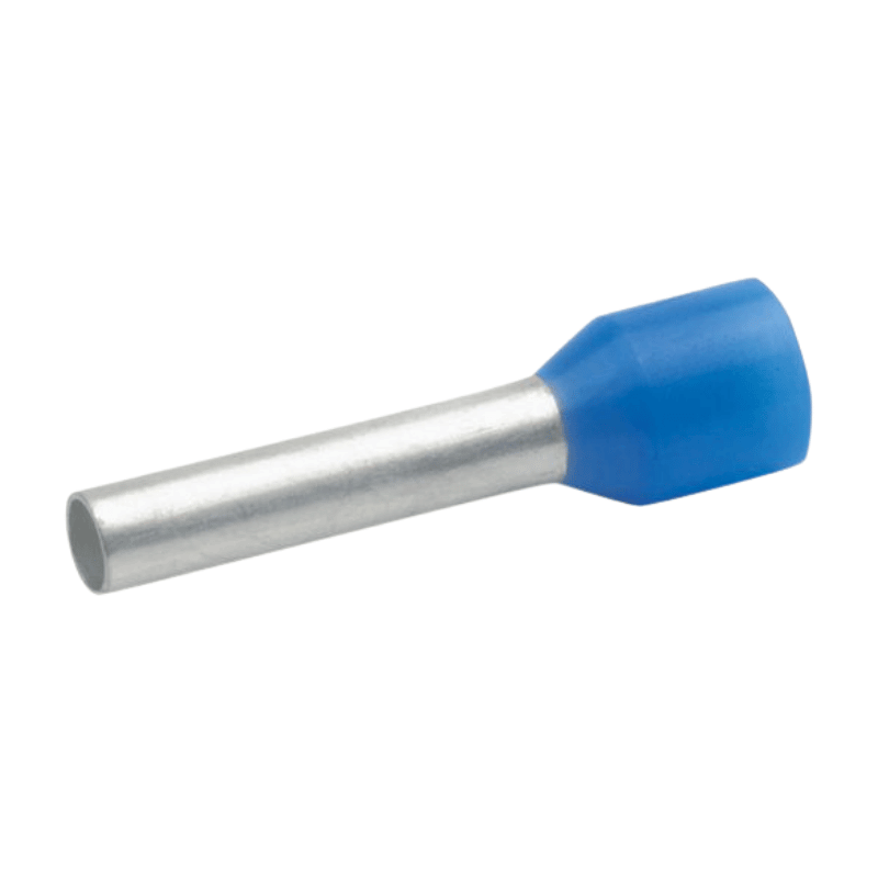 Klauke 477/12 Aderendhülsen – 16 mm², isoliert, blau, 100 Stück