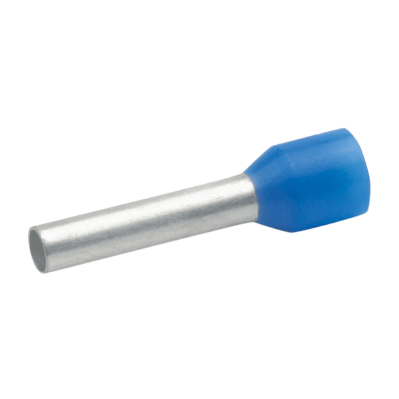 Klauke 477/18 Aderendhülsen – 16 mm², isoliert, blau, 100 Stück