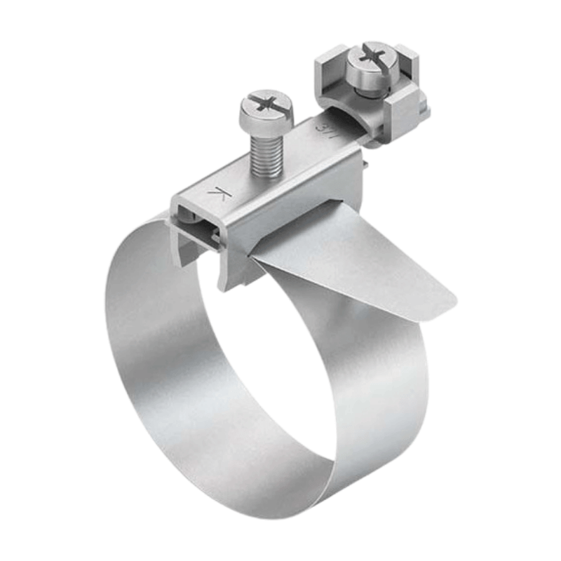 Kleinhuis 37/1 Erdungs-Bandschelle – mit Anschlussring