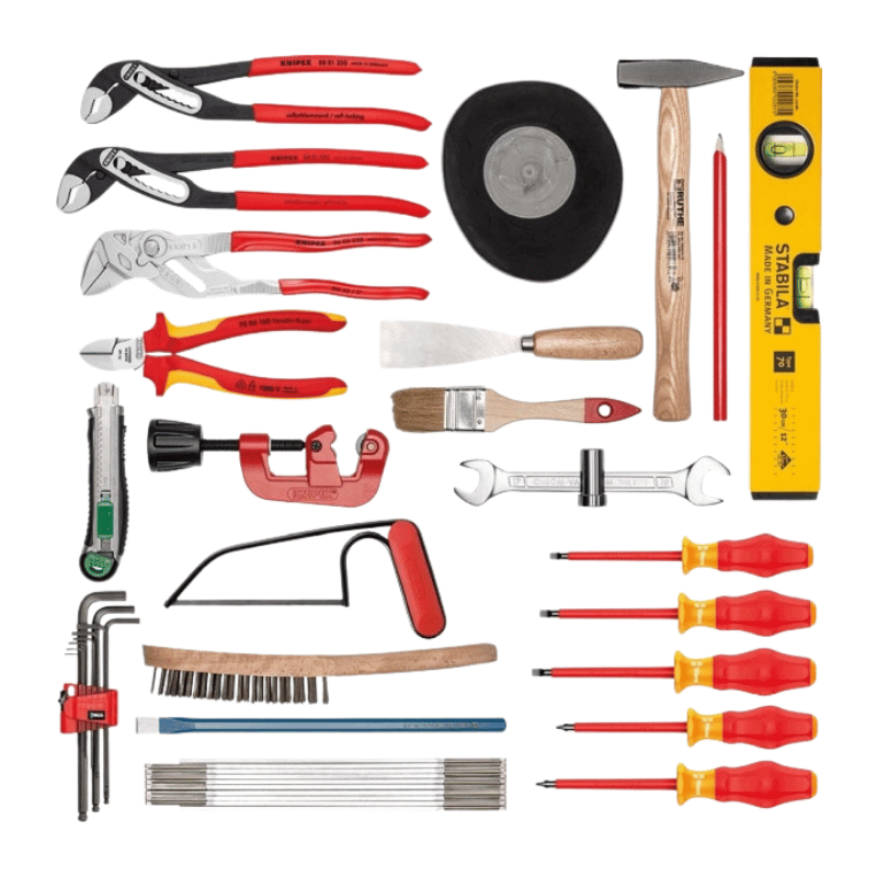 Knipex 002105HKS Werkzeugkoffer – SHK, 23-teilig, ABS-Koffer
